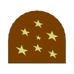 Discount MALLARD FERRIERE Moule Embout de bûche Petites Etoiles 78 x 85 mm Mallard Ferrière