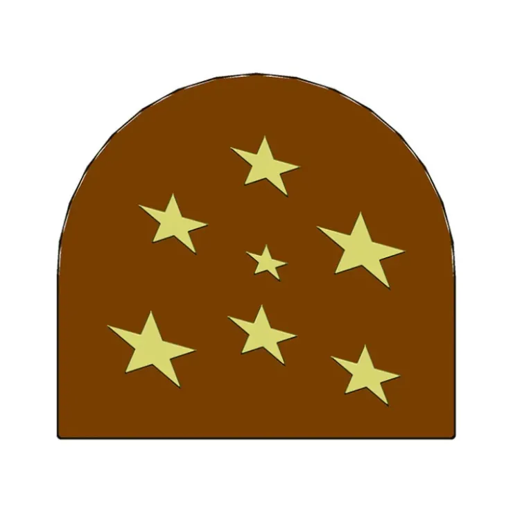 Discount MALLARD FERRIERE Moule Embout de bûche Petites Etoiles 78 x 85 mm Mallard Ferrière