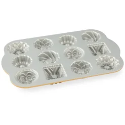 Sale NORDIC WARE Moule Mini Bundt Charms Assortis (x12) Gold