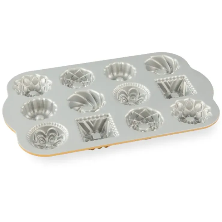 Sale NORDIC WARE Moule Mini Bundt Charms Assortis (x12) Gold