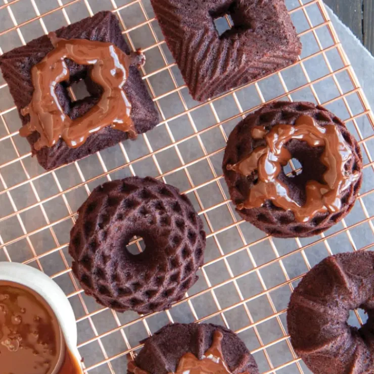 Sale NORDIC WARE Moule Mini Bundt Geo (x6) Gold