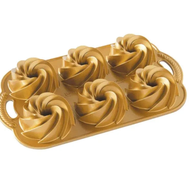 Clearance NORDIC WARE Moule Mini Bundt Héritage (x6) Gold
