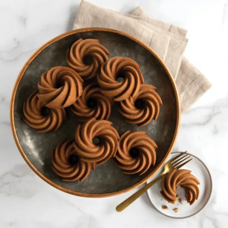 Clearance NORDIC WARE Moule Mini Bundt Héritage (x6) Gold