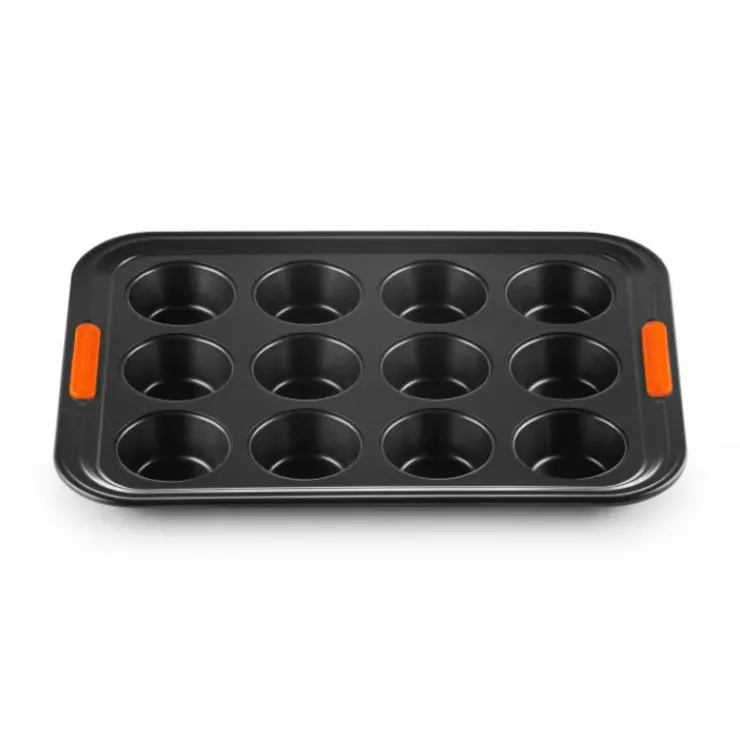 Sale LE CREUSET Moule Muffins Anti-Adhésif 12 Empreintes 40 x 30 cm