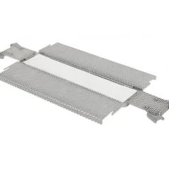 New DE BUYER Moule Pâté en Croûte Inox Perforé Pliable 48 x 9 cm x H 8,5 cm