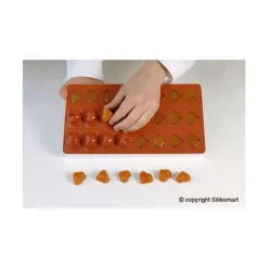 SILIKOMART Moule Pâte de Fruit Pêche 24 empreintes 9ml Professional