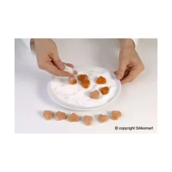 SILIKOMART Moule Pâte de Fruit Pêche 24 empreintes 9ml Professional