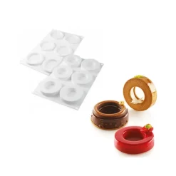 Outlet SILIKOMART Moule Silicone 6 Anneaux Ring 79 ml Professional
