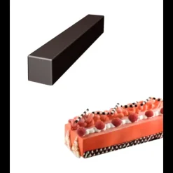 Online SILIKOMART Moule Silicone 4 Bûches Carrées 49,5 x 7 x h 7 cm 2401ml Professional