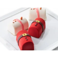 New SILIKOMART Moule Silicone 8 Bûchettes 7,5 cm x 5 cm Professional