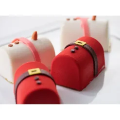 New SILIKOMART Moule Silicone 8 Bûchettes 7,5 cm x 5 cm Professional