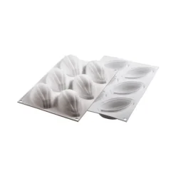 SILIKOMART Moule Silicone 6 Cabosses de cacao 10,2 x 5,4 cm 115ml Professional