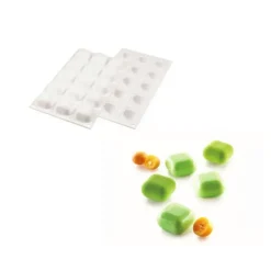 Outlet SILIKOMART Moule Silicone 15 Carrés Bombés 4 x 4 cm 30ml Professional