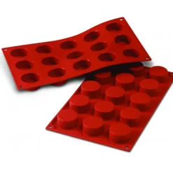 SILIKOMART Moule Silicone 12 Cylindres 4,8 cm x H 5 cm