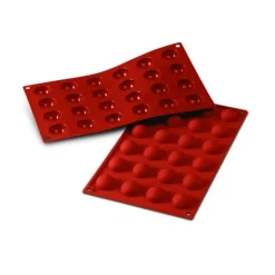 Sale SILIKOMART Moule Silicone 24 Demi-sphères 3 cm x H 1,5 cm