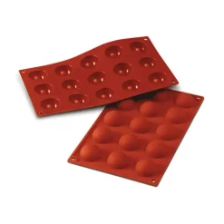 New SILIKOMART Moule Silicone 15 Demi-sphères 4 cm x H 2 cm