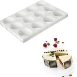 New SILIKOMART Moule silicone 12 empreintes rondes Ø115 mm