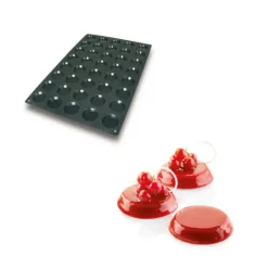 Outlet SILIKOMART Moule Silicone 40 Florentins Ø6 x 1,1 cm 25ml Professional