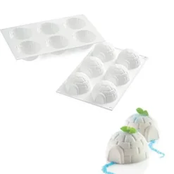 Sale SILIKOMART Moule Silicone 6 Igloos Professional