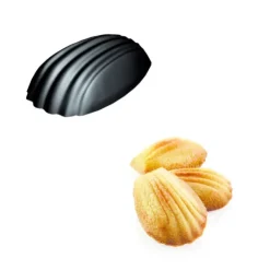Outlet SILIKOMART Moule Silicone 78 Madeleines 4,65 x 3,3 x 1,45 cm 11ml Professional
