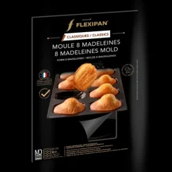 Discount FLEXIPAN DEMARLE Moule Silicone 8 Madeleines 8 x 4,5 cm