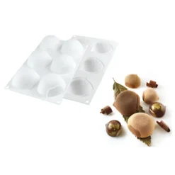 Discount SILIKOMART Moule Silicone 6 Marrons 110ml Professional
