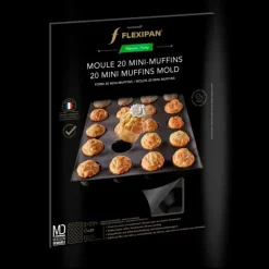 FLEXIPAN DEMARLE Moule Silicone 20 Mini Muffins Ø 5 cm