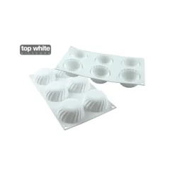 Clearance SILIKOMART Moule Silicone 6 Palets Vrillés Samouraï 110ml Professional