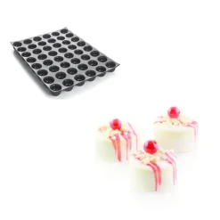 Outlet SILIKOMART Moule Silicone 96 Pomponnettes Ø3,6 x H1,7 cm 15ml Professional