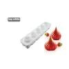 Outlet SILIKOMART Moule Silicone 5 Sphères Torsadées Russian Tale 125ml Professional