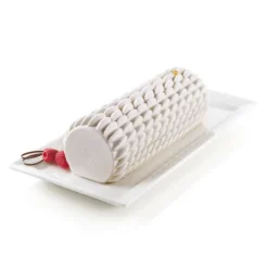 Clearance SILIKOMART Moule Silicone Bûche avec Quenelles 3D Design