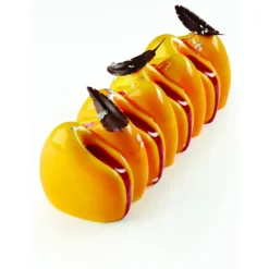 Clearance PAVONI Moule Silicone Bûche Canyon 25 x 8,5 cm x H 8 cm