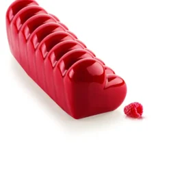 Clearance SILIKOMART Moule Silicone Bûche Cœur 24,8 x 8,8 x H 8 cm