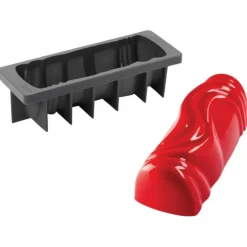 PAVONI Moule Silicone Bûche Lady 25 x 9 cm x H 7,5 cm