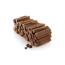 SILIKOMART Moule Silicone Bûche Woody 22 x 9 cm Professional