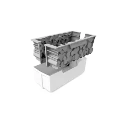 SILIKOMART Moule Silicone Bûche Woody 22 x 9 cm Professional