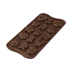 New SILIKOMART Moule Silicone Boutons Noël Chocolat 3,5 cm Easy Choc (x15)