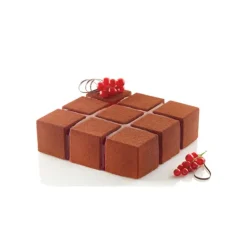 Clearance SILIKOMART Moule Silicone Carré Cubik 17,2 cm Professional