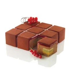 Clearance SILIKOMART Moule Silicone Carré Cubik 17,2 cm Professional