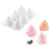 SILIKOMART Moule Silicone Chantilly Ø 7,3 cm x H 6,5 cm (x6) Professional