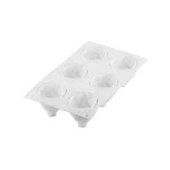 SILIKOMART Moule Silicone Chantilly Ø 7,3 cm x H 6,5 cm (x6) Professional