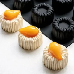 New PAVONI Moule Silicone Charlotte 7,5 cm x H 4,5 cm (x12) Cédric Grolet