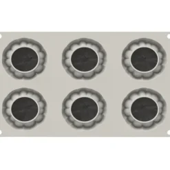 Outlet SILIKOMART Moule Silicone Citrouille Delica Ø 6,7 x H 5 cm (x6)