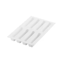 Discount SILIKOMART Moule Silicone Éclairs Stripe 13 x 2,8 cm x H 2,8 cm (x8) Professional