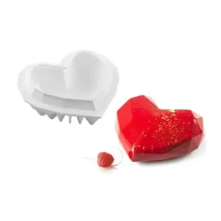 Clearance SILIKOMART Moule Silicone Coeur Origami 15x13,5 cm Professional