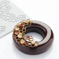 Online PAVONI Moule Silicone Décor Cercles 13,8 x 9,4 x H 0,2 (x3)