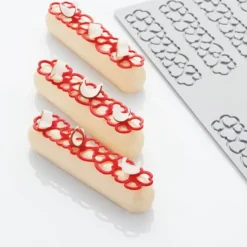 Clearance PAVONI Moule Silicone Décor Cœur 12 x 2,7 x H 0,2 cm (x10)