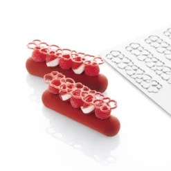 Clearance PAVONI Moule Silicone Décor Cœur 12 x 2,7 x H 0,2 cm (x10)