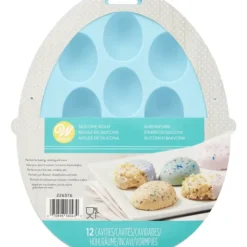 Hot WILTON Moule Silicone Demi-œuf 12 Cavités