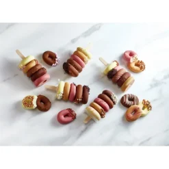 Clearance PAVONI Moule Silicone Glace Mini Donuts 4,6 x 3,5 cm x H 1,2 cm (x20)